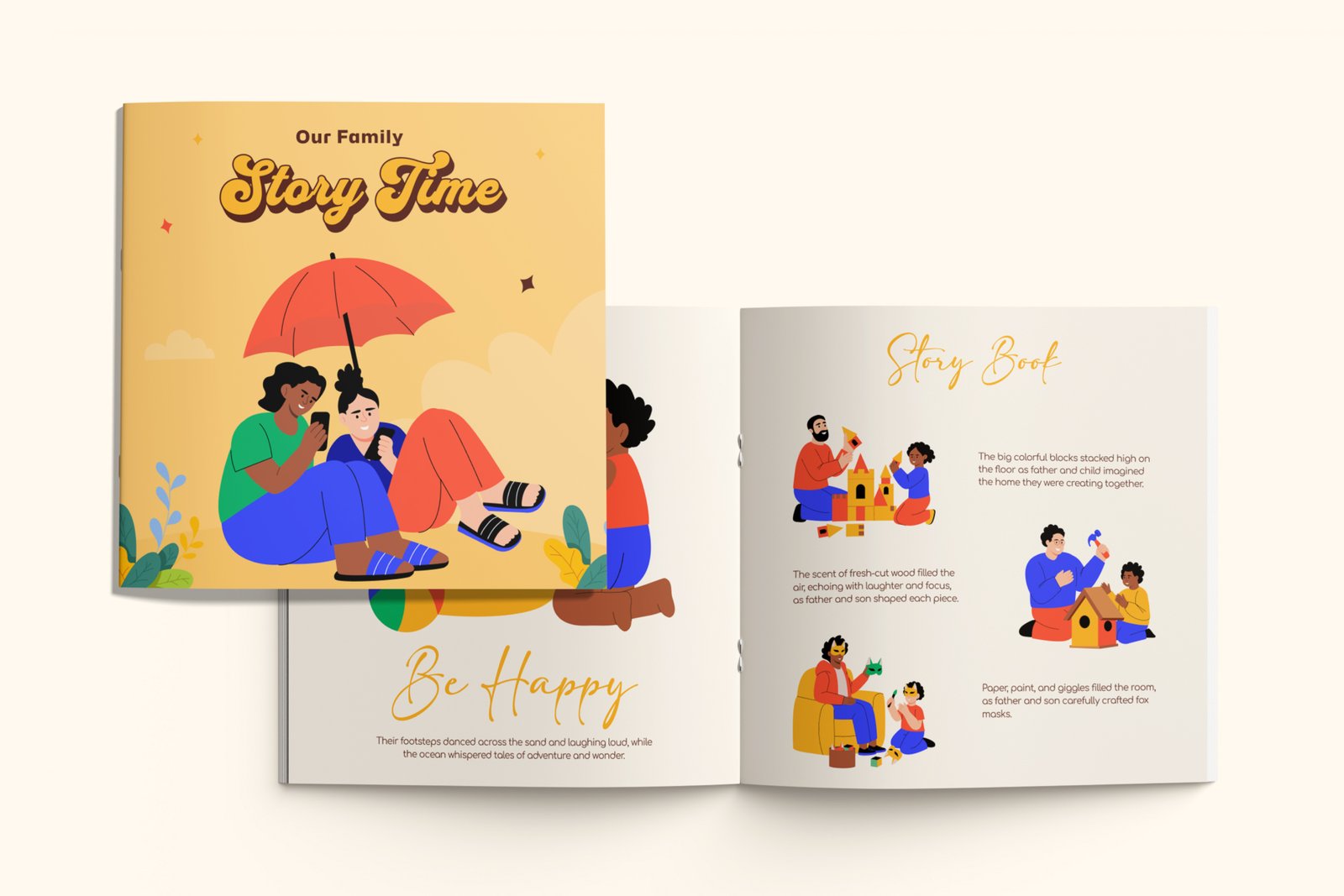 Family Illustration Art Set