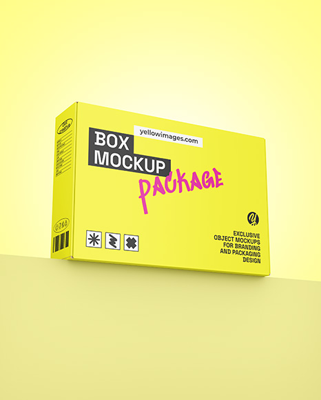 Paper Box Mockup