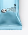 Matte Metallic Snack Package Mockup