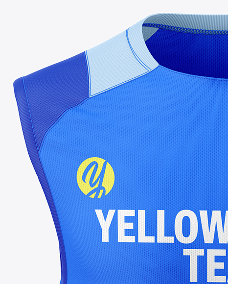 Training Sleeveless Kit Mockup - Front View