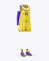 Women's Basketball Kit Mockup - Half Side View