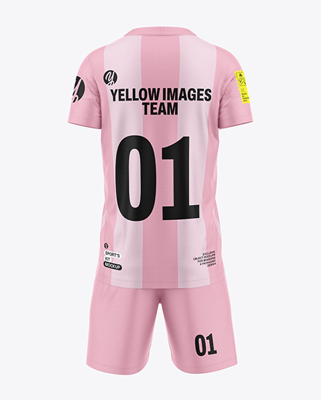 Kids Sports Kit Mockup - Back View - Mockups