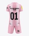 Kids Sports Kit Mockup - Back View