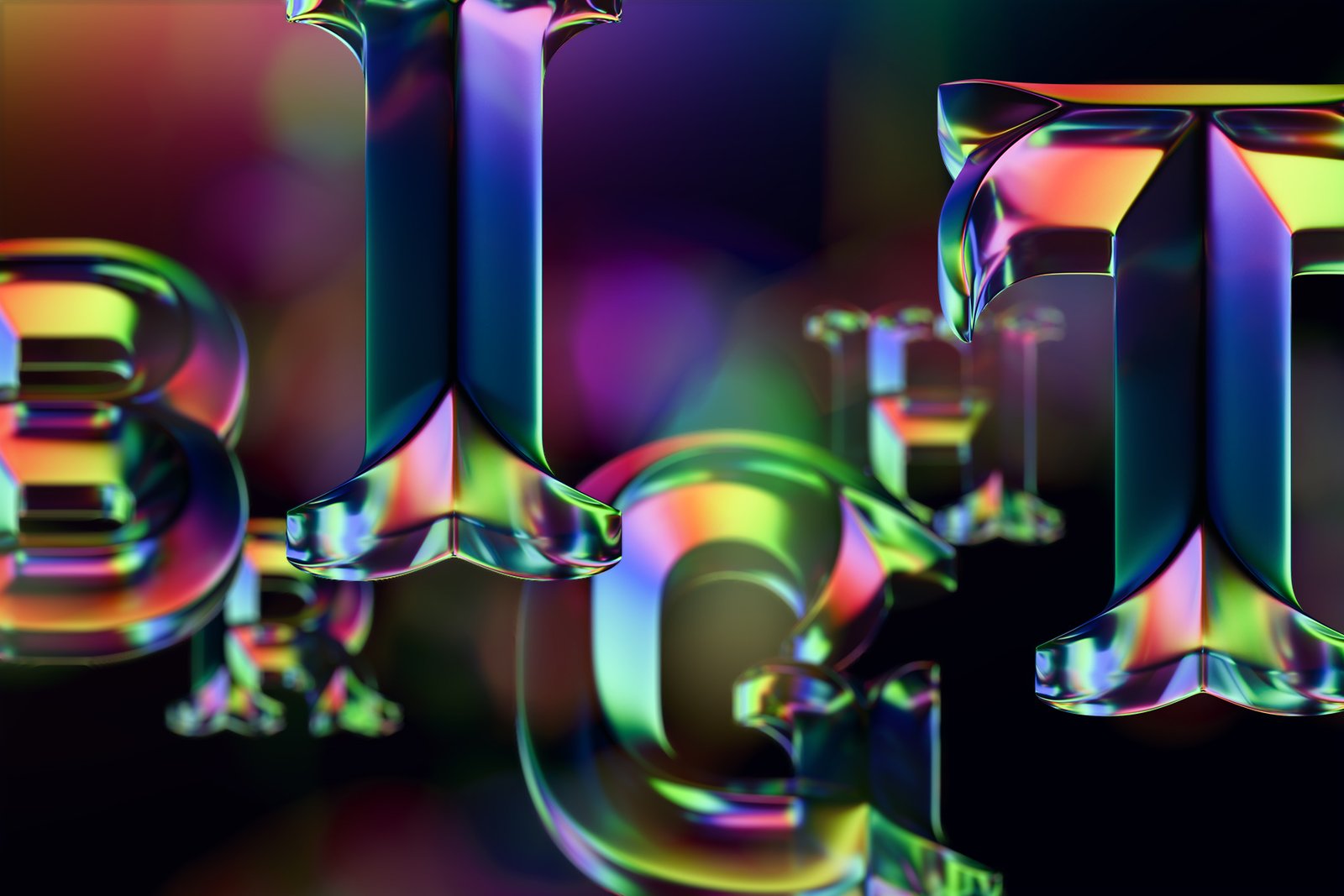 Spectral Halo - Color Bitmap Font