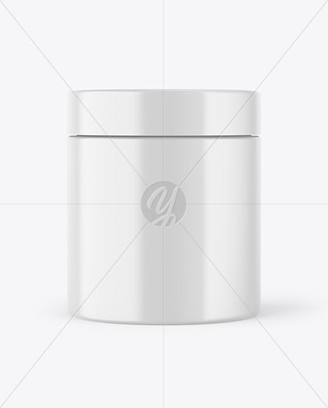 Matte Plastic Jar Mockup
