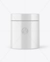 Matte Plastic Jar Mockup