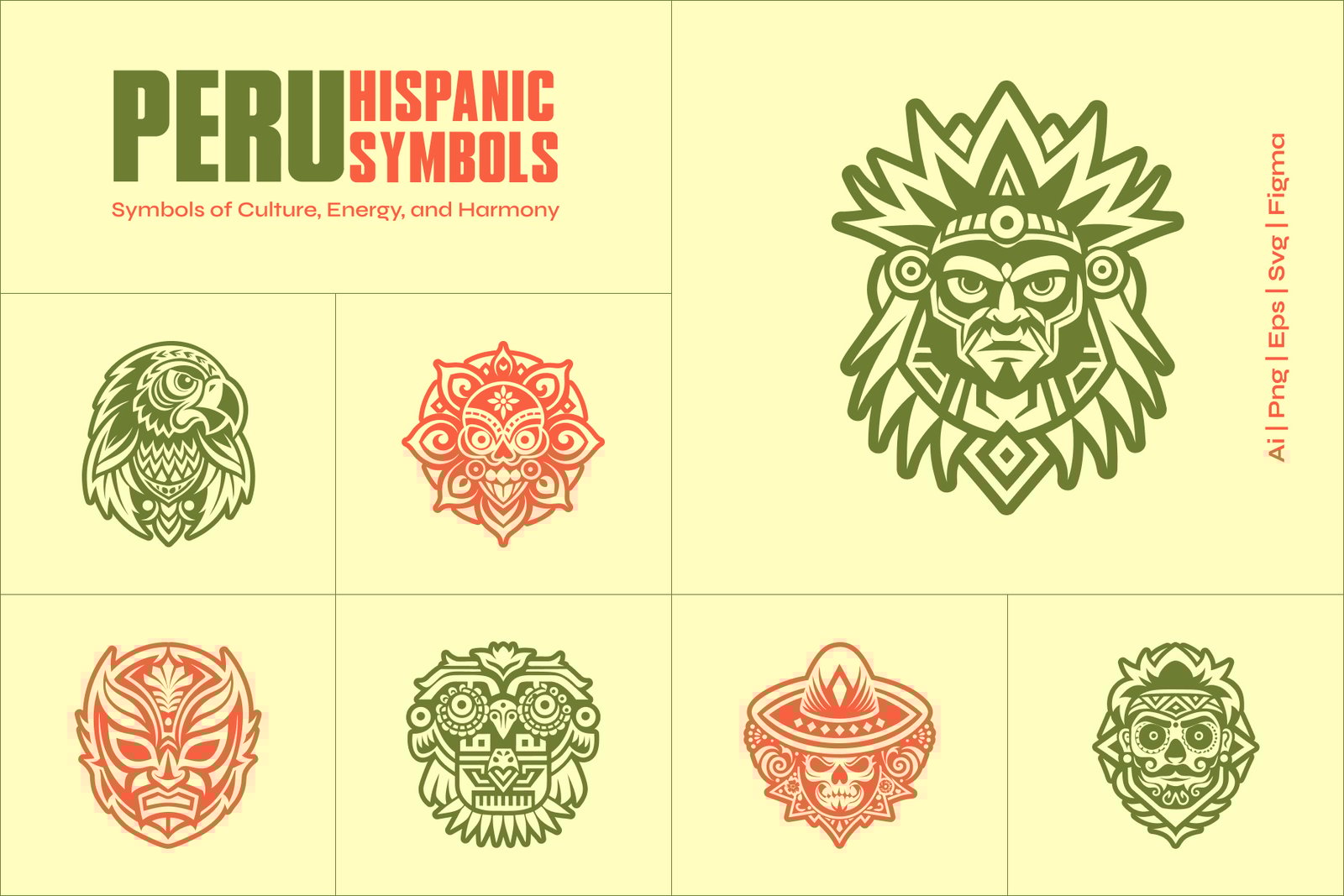 Peru and Hispanic Symbols