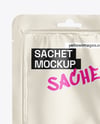 Glossy Sachet Mockup
