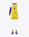 Women's Basketball Kit Mockup - Front View