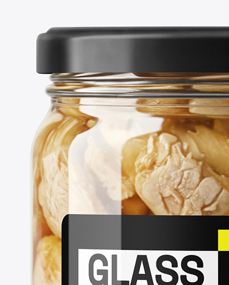 Canned Chicken Jar Mockup