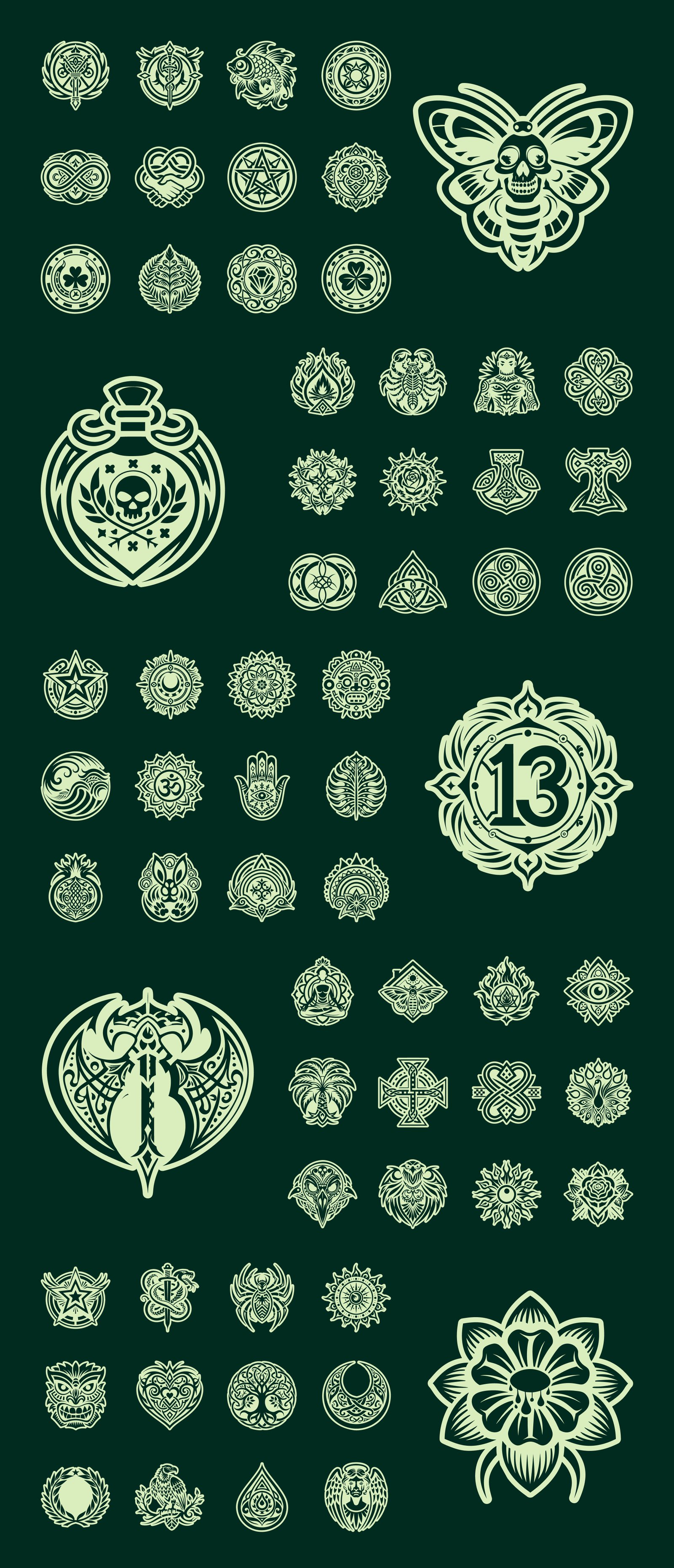 Good and Bad Luck Symbols