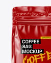 Glossy Coffee Bag Mockup