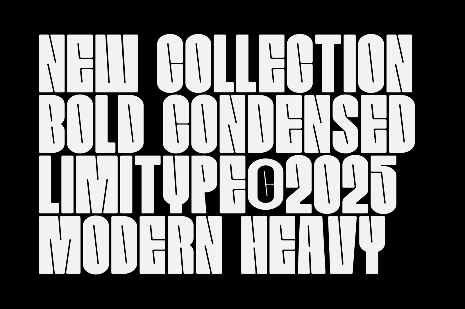 Roxhead - Condensed Font