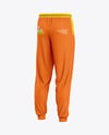 Men’s Pants Mockup - Back Half Side View