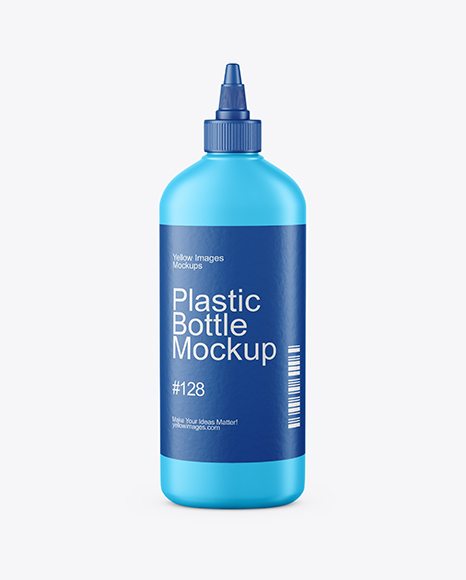 Matte Cosmetic Bottle Mockup