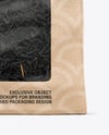 Kraft Pouch w/ Dry Black Tea Mockup