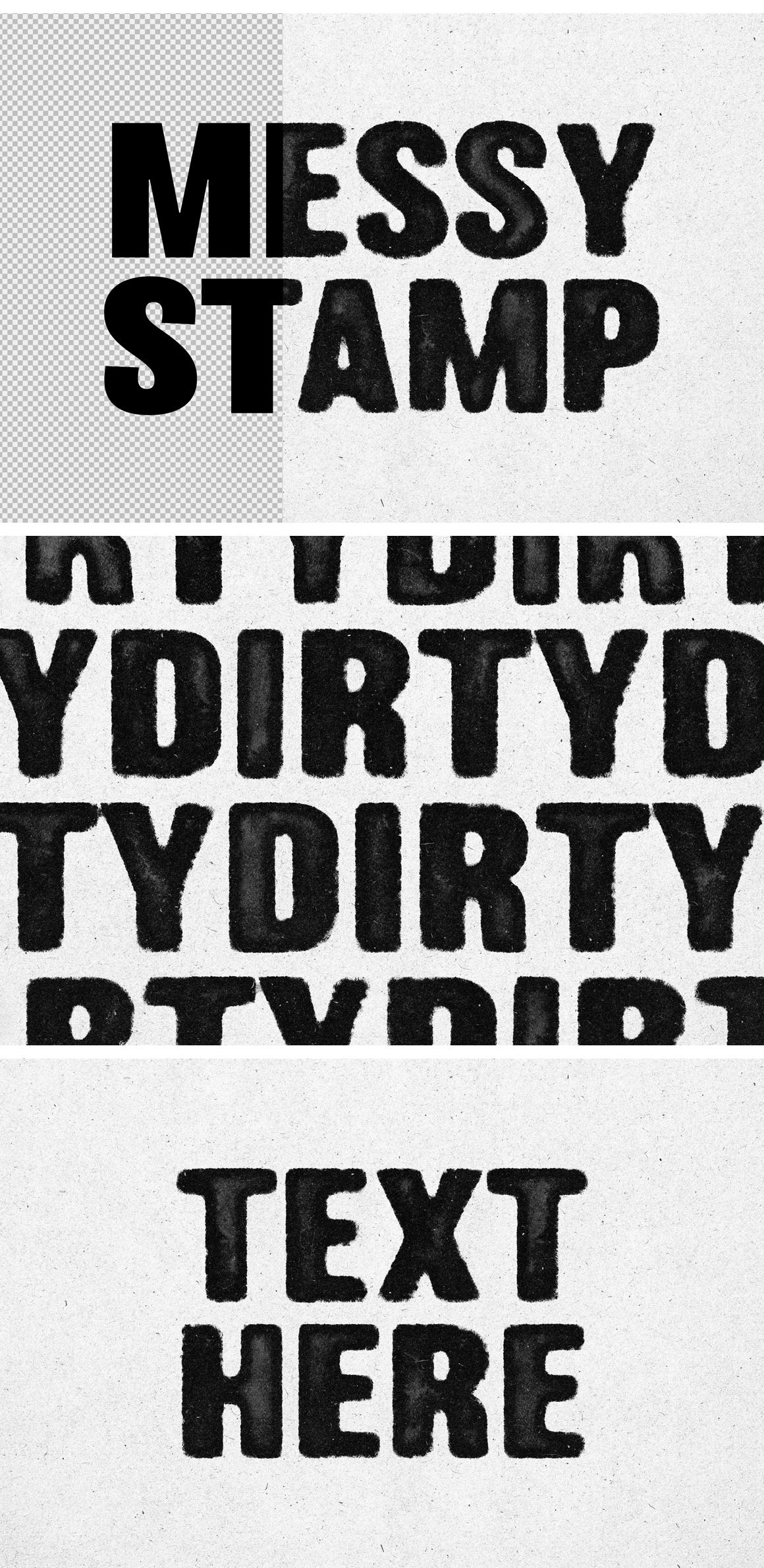 Ink Print Text Effect