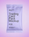 Matte Trading Card Pack Mockup