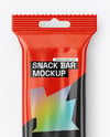 Glossy Snack Bar with Hang Tab Mockup