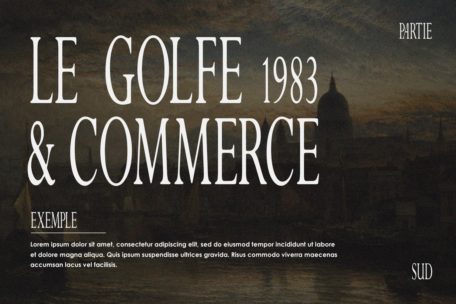 Ceglar – Font Trio Unique Styles