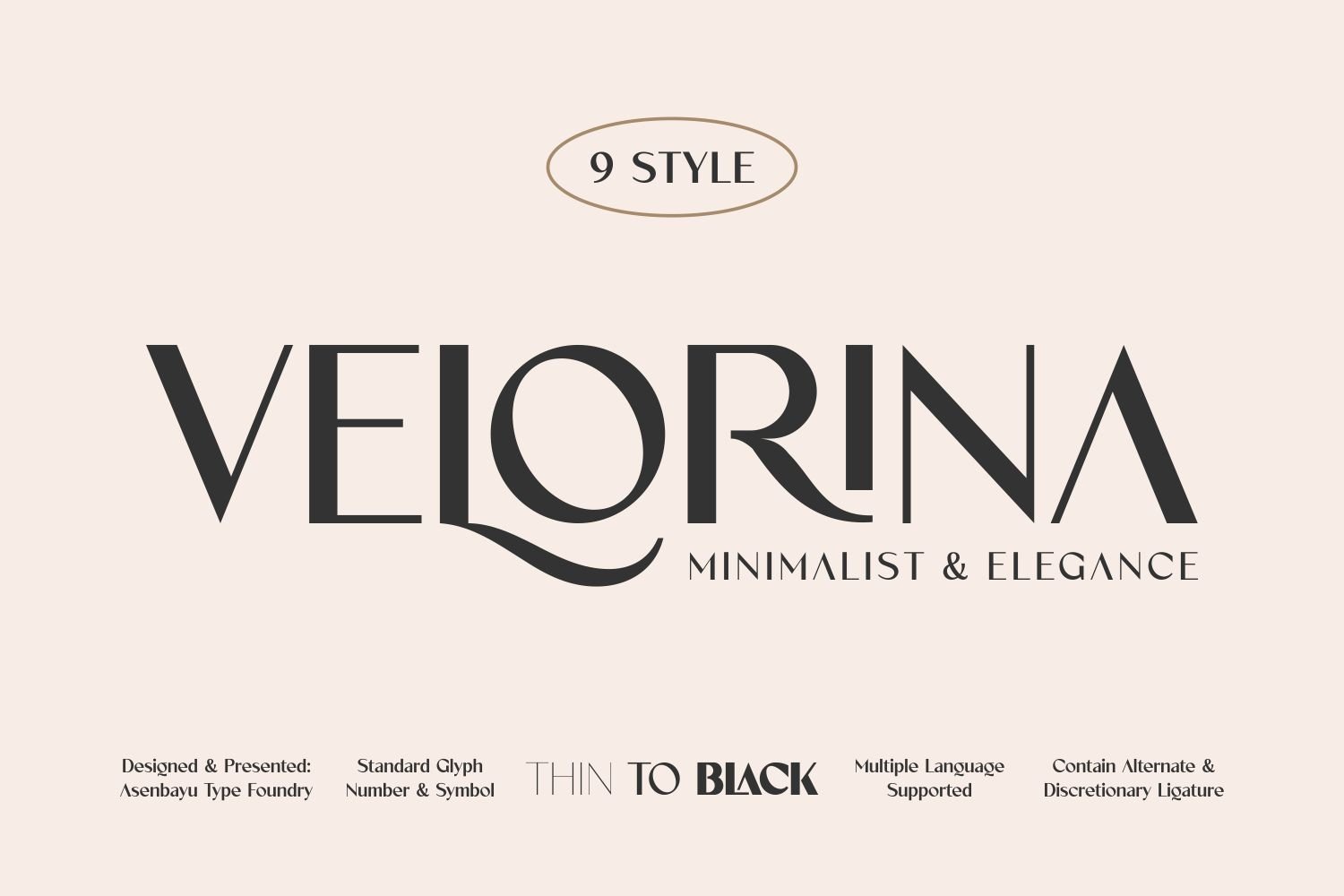 Velorina - Elegance Minimalist Font