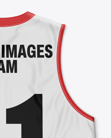 Basketball Jersey Mockup - Back View