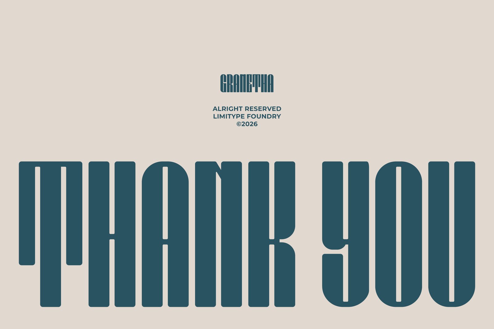 Granetha - Bold Condensed Font