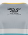 Safety Vest Mockup - Back View