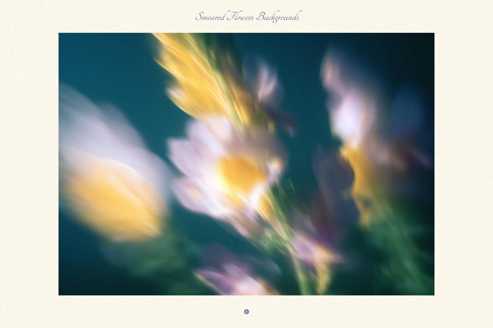 Smeared Flowers Backgrounds