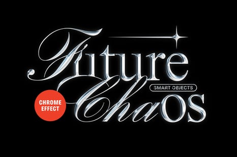 Chrome Text & Logo Effect - Layer styles