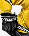 Man Wearing Full Ice Hockey Kit Mockup