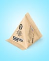 Kraft Triangular Package Mockup