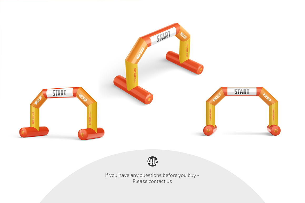 Event Arch Gate Mockup Set