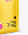 Matte Food Bag Mockup - Half-Side View