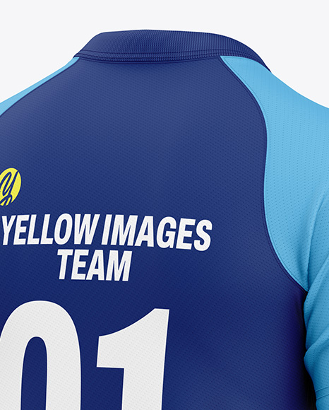 Soccer Jersey Mockup - Half Side View