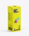 Paper Box Mockup – Half Side View