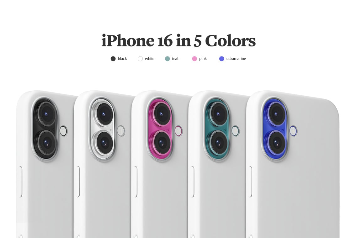 iPhone 16 &amp; 16 Plus Case Animated Mockups