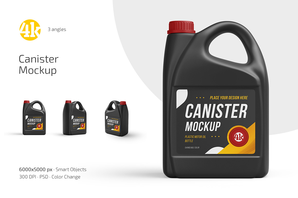 Canister Mockup Set