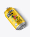 Aluminium Can With Matte Finish Mockup