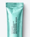 Metallic Stick Sachet Mockup