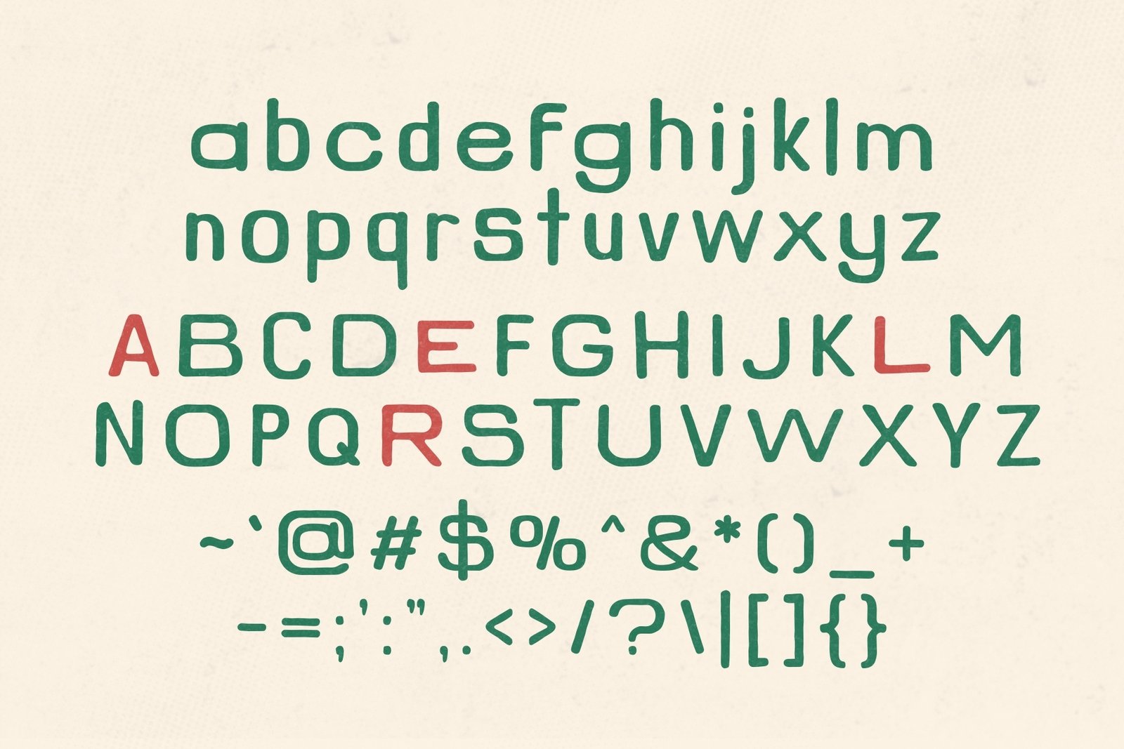 Real Talk Type - Playful All Caps