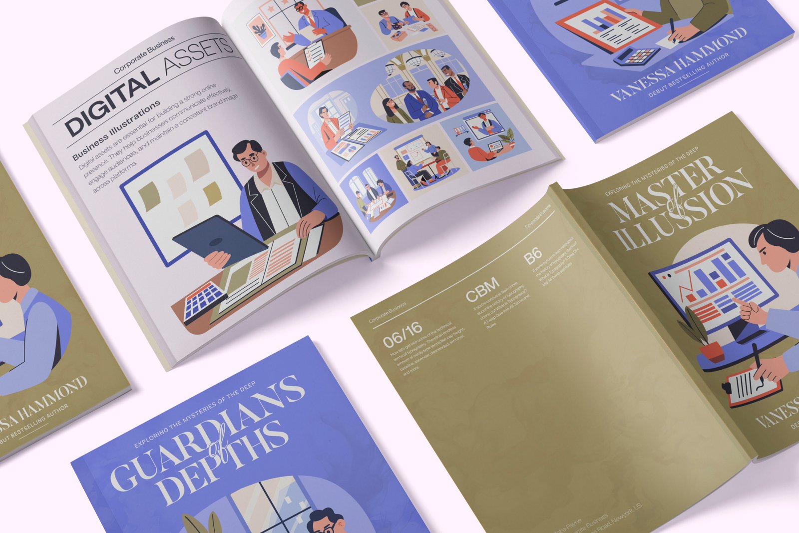 Corporate Vector Illustration Set