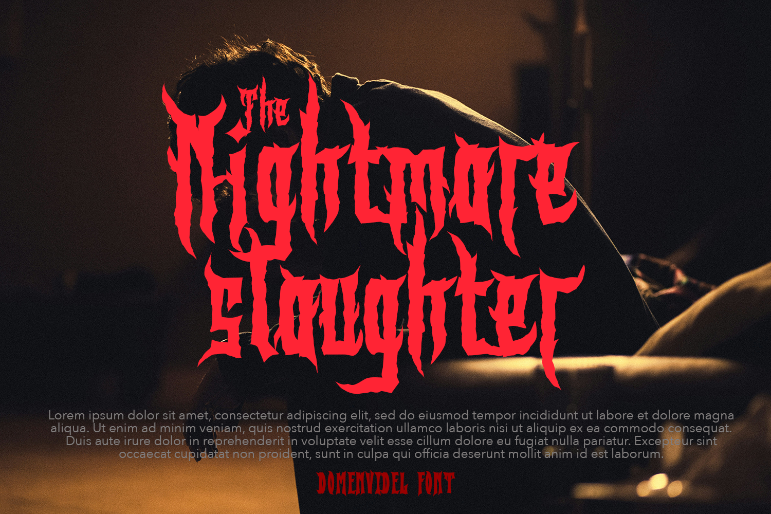 Domenvidel Blackmetal Font