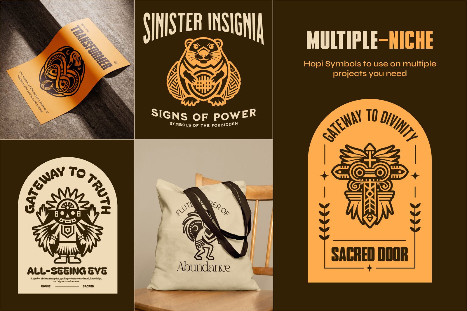 Hopi Art and Symbols Set