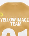 V-Neck Rugby Jersey Mockup - Back View