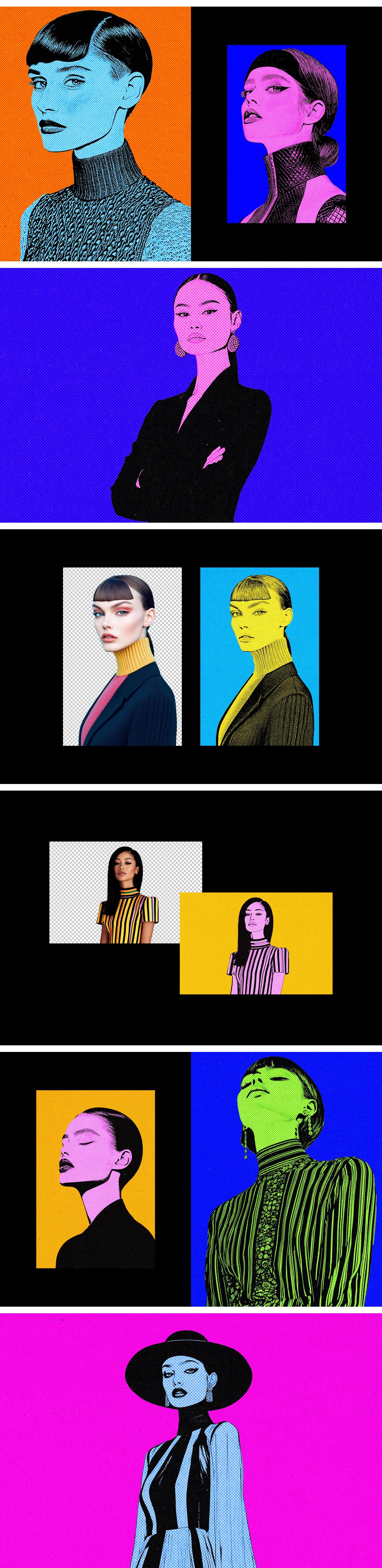 Comic Duotone Photo Effect