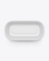 Matte Plastic Container in Paper Sleeve Mockup