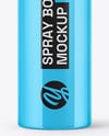 Glossy Spray Bottle Mockup