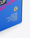 Paper Box with Plastic Handle Mockup