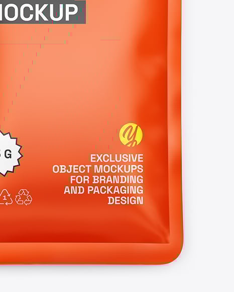 Matte Sachet Mockup